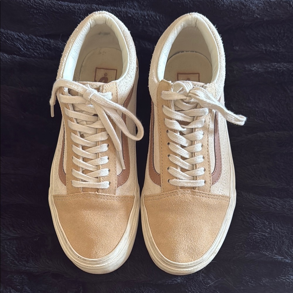 Vans Beige Suede Men's Sneakers